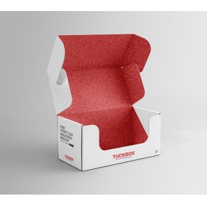 China Offset Printing Free Front Tuck Mailer Boxes Shipping Box Mockup factory