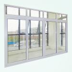 Hurricane Impact UPVC / PVC Sliding Door White Vinyl Frame Double Glazed Glass