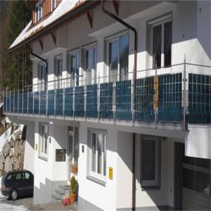 China Clear Glass Solar Greenhouse Transparent Cell Panel BIPV 220v factory