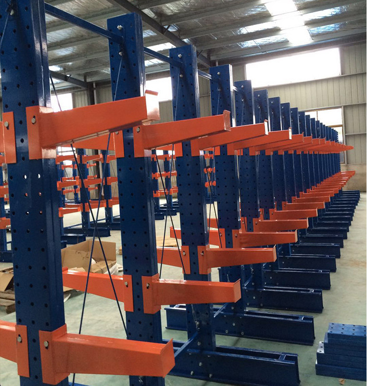 Customized Heavy Duty Cantilever Racks Strong Steel Racking For Hardware Storage