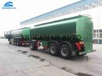 20m3 Full Petrol Tank Trailer , Full Car Trailer Q345b Steel Customized Size