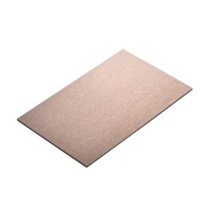 China 1220mm Width Brushed Aluminum Composite Panel For Construction factory