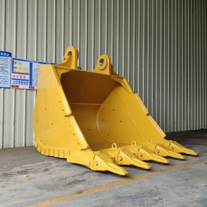 China Heavy-Duty Excavator Rock Bucket with Q355B+NM Material 1500 Weight and 3 Months Warranty on sale