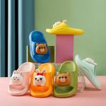 Children'S Flat Heel Cartoon Animal PVC Yeezy Slippers