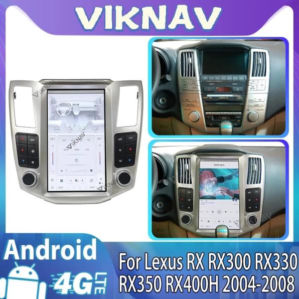 12.1 Inch Touch Screen Car radio For 2004-2008 Lexus RX Series Navigation GPS