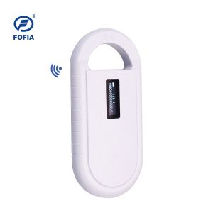 China 134.2khz Animal RFID Microchip Scanner Handheld With Lithium Battery on sale