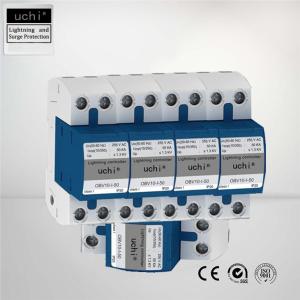 China 220V Solar PV Surge Protection , 40KA Surge Arrester DC SGS Approved factory