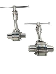 China Welded Type DN25 Cryogenic Stainless Steel Ball Valve For LO2 factory