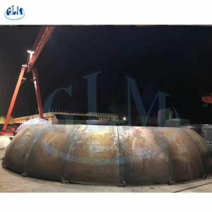 China 8600mm Diameter Conical Tank Head Dish Head For Tank Fabrication factory
