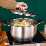 Multifunction restaurant Cookware Induction Pasta Pot Stainless Steel Cooking