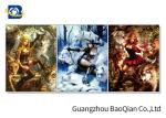 3d Flip Effect Picture With Frame Wall Hanging Flip , 3d Pretty Girl And Animal