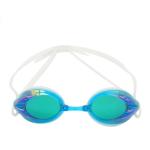 UV Protected Mirrored Women's Triathlon Goggles Full Silicone Head