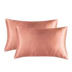 Bedsure 100 Silk Pillowcase , 25mm Woven Long Pure Silk Pillow Covers