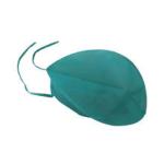 Non Woven Disposable Bouffant Surgical Caps Blue Green For Laboratory