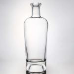 Base Material Glass Customized 500ml 700ml 750ml Super Flint Round Clear Glass