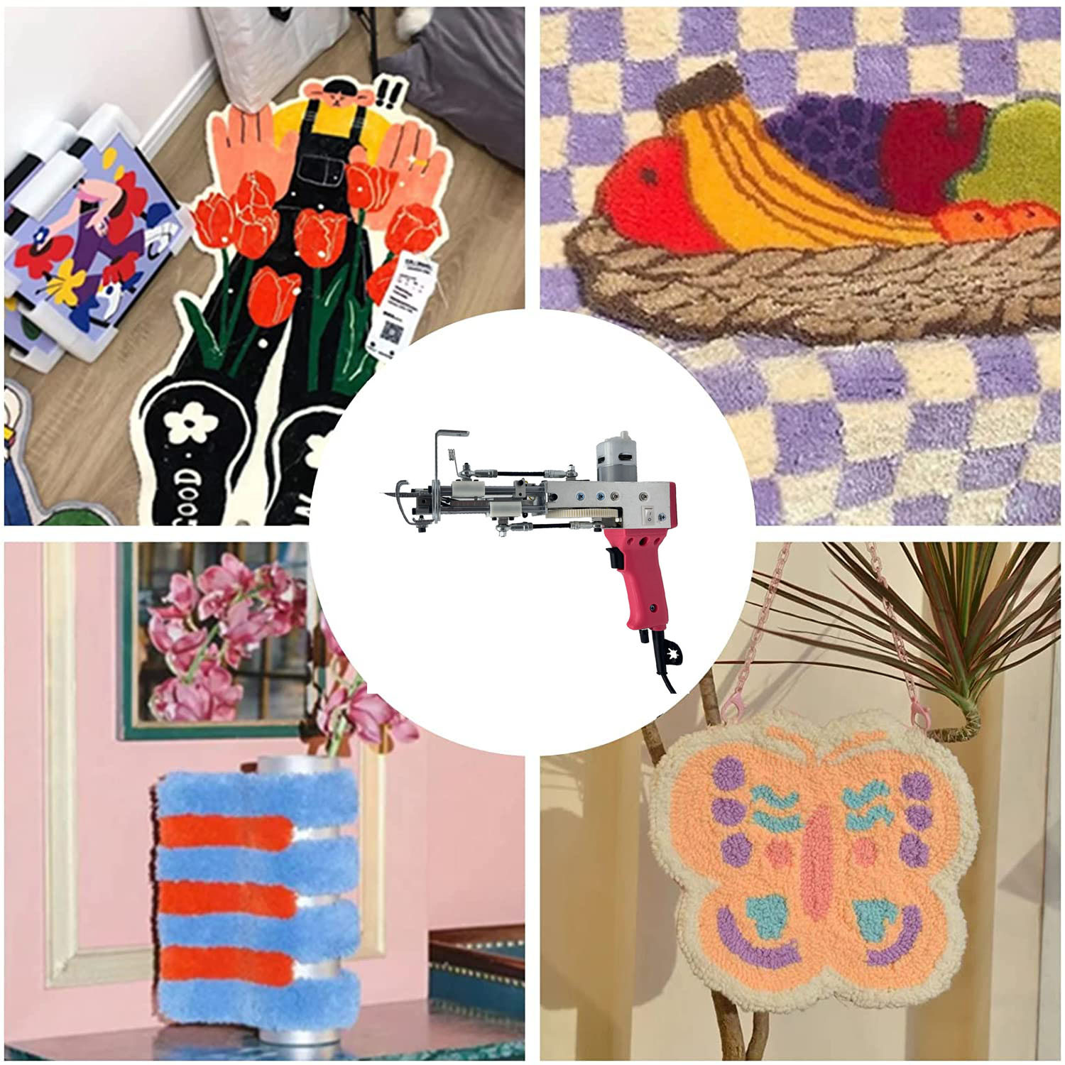 Electric Carpet Tufting Gun Hand Tufting Gun Machine For Carpets Electrical Gun