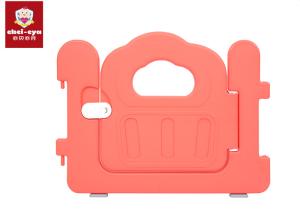 China Colorful Plastic Baby Safety Playpen 8 Panels Baby Fence With Small Door factory