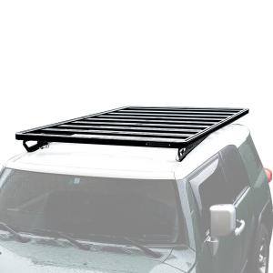 China Universal Black Aluminum Alloy Solar Roof Carport for TOYOTA FJ CRUISER Sturdy Design factory