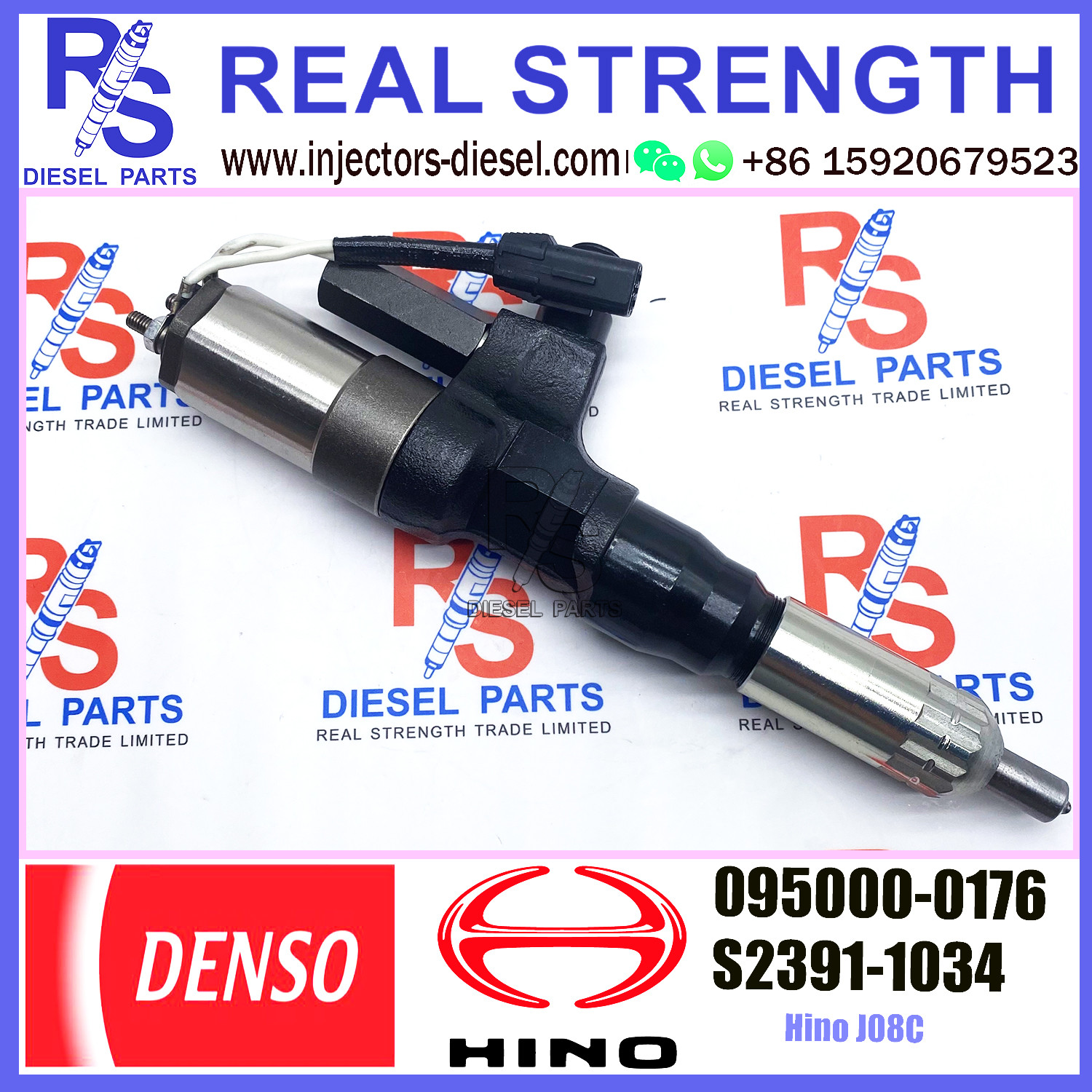 S2391-01034 DENSO Diesel Injector 095000-0174 095000-0175 095000-0176
