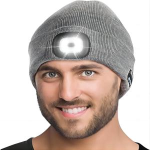 China Sports Bluetooth Headphones Hat Hands Free With Music Phone Talks Flahslight factory
