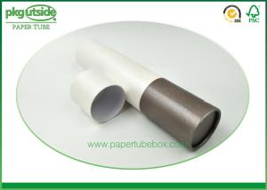 China Recyclable Cardboard Paper Tubes , Stamping Logo Paper Canister Packaging factory