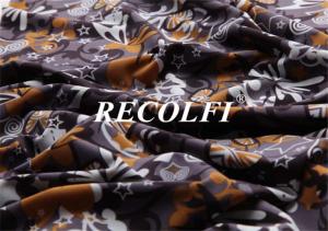 China Embossed Print Eco Friendly Fiber Recycled Fabric Functional Cooling Jogging Outfits factory