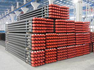 China D24 60MM X 3 Meter Rock Drill Rods , Machining Drill Rod For V2440 Machine factory