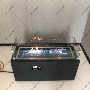 China Propane Metal Fire Pit Fire Bowl Powder Coated Black Color factory