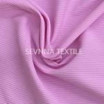 pink Eco Ribbed Recycled Swimwear Fabric Sustainable Stretch Beachwear