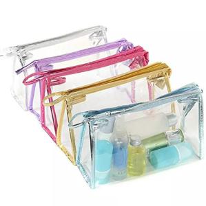 China Promotion Various Colors Travel Clear Makeup PVC Cosmetic Bag factory