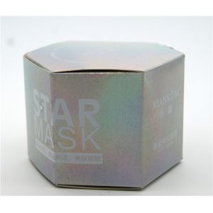Custom CMYK Iridescent Paper Cosmetic Packaging Boxes UV Printing