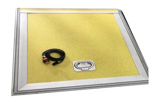 China Aluminum Plate Bus Disabled Wheelchair Ramp TS16949 Certificate For low - floor city bus factory