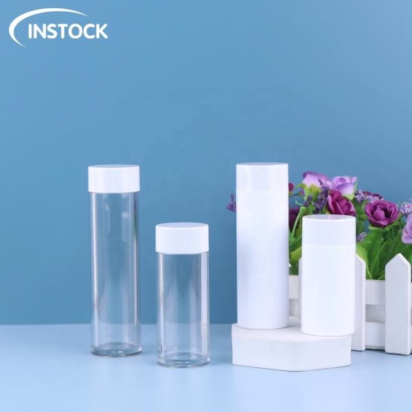 Empty Plastic Bottles 30ml 50ml With Screw Cap For Medicine Capsule Pet Pill