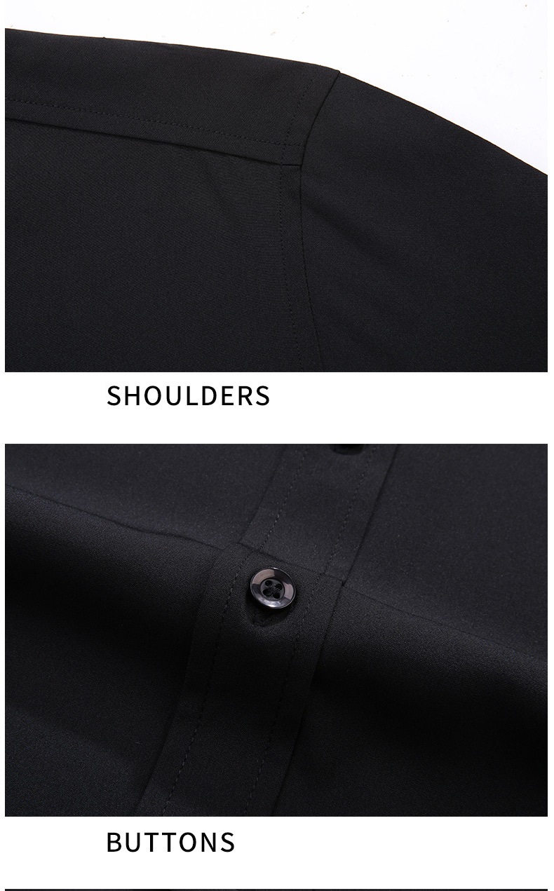 2022 Men's Oversized Tshirt Poplin Fabric Long Sleeve Casual Style Plus Size Shirts