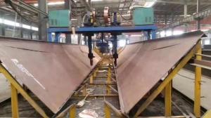 China H Beam Prefab Metal Homes , Steel Structure Factory Built Houses With Ventilator factory