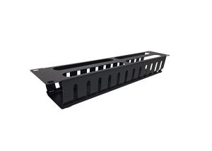 China 2U Server Rack Cable Management Panel Covered Duct Rack Wire Duct Raceway factory