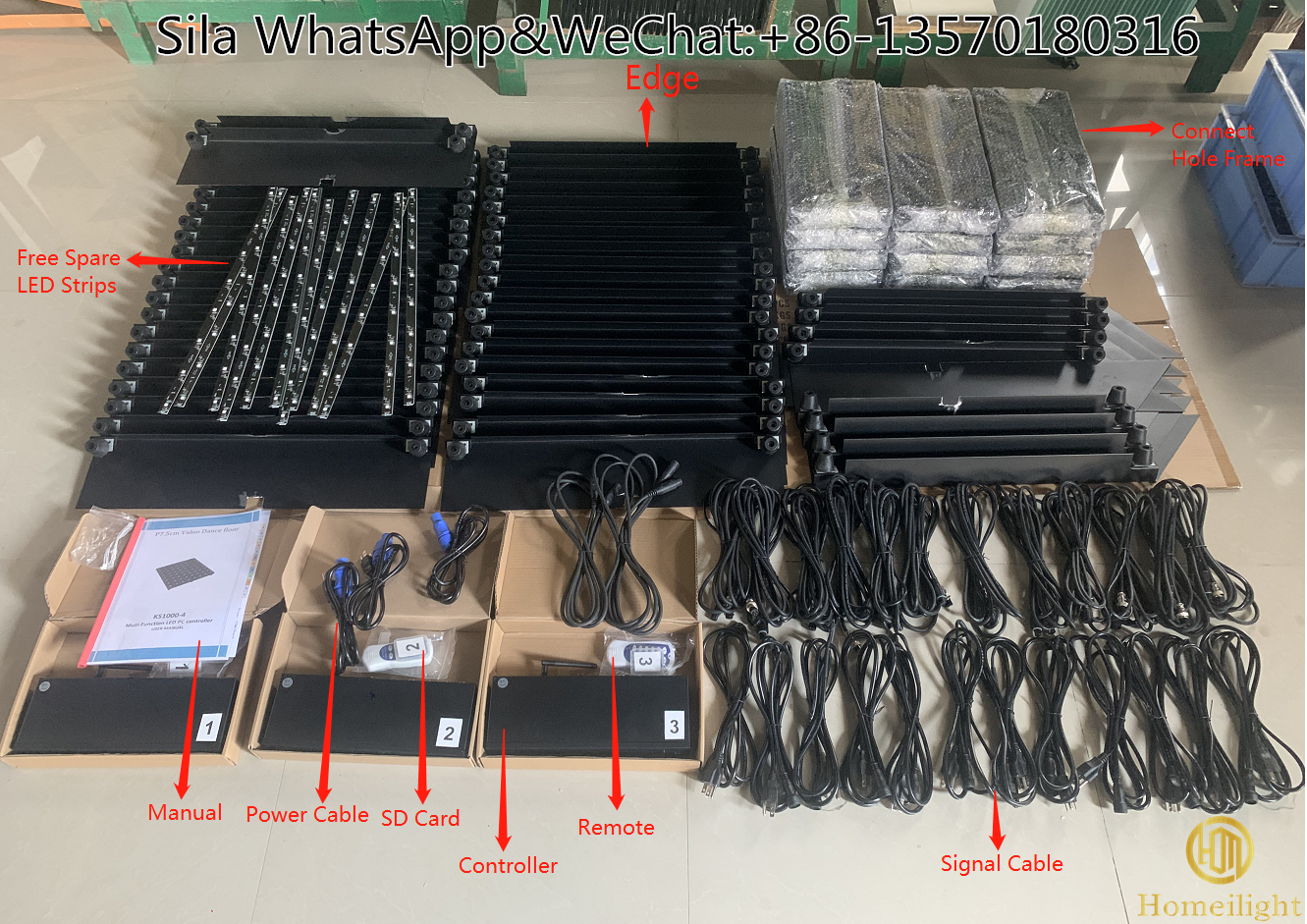 14kg Product Weight LED Starlit Dance Floor Panel for Nightclub Event in Bar Wedding