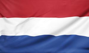 China Holland Flag 150x225cm Outdoor Sew Stripe Bright Colored Netherlands Embroidery Flag factory