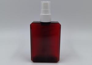 China OEM Red 150ml 200ml PETG Bottle With Sprayer Beauty Packaging factory