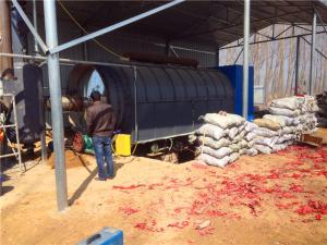 China High Oil Yield Waste Tyre Pyrolysis Plant To Fuel Oil Carbon Black And Steel Wires factory