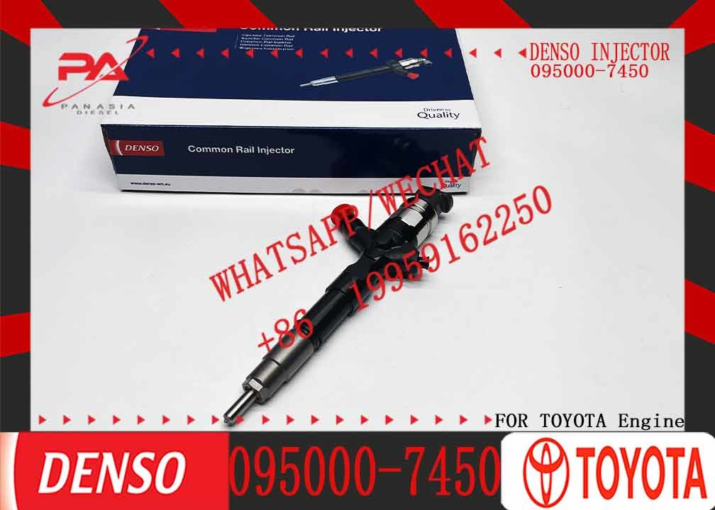 1KD Injector Nozzle 095000-7450 Common Rail Injector 095000 7450 0950007450 for Toyota Hiace Dyna 3.0 d