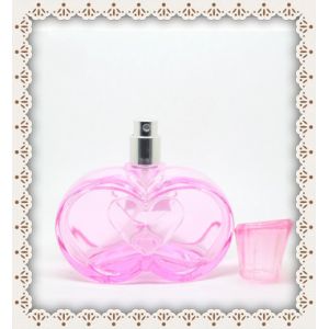 empty gradient conical collectible perfume bottles