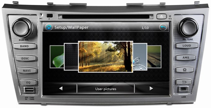 Ouchuangbo Car Radio GPS Navi Multimedia Kit for Toyota Camry 2007-2011 GPS DVD USB iPod OCB-8006A