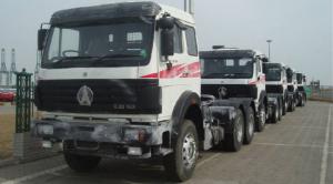 China Beiben power star 380hp 10 wheel prime mover tractor truck 2638 factory
