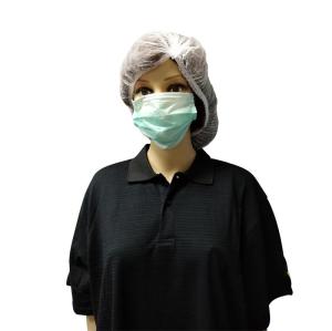 China 5 Mm Knitted Cotton Fabric Antistatic POLO Shirt Short Sleeve With ESD Sign factory