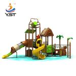 Commercial Pirate Ship Slide Children Outdoor Playground 19093 Anti Static