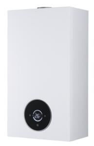 China Natural Gas Tankless Water Heater 26KW Wall Hung Boiler For Bathroom factory