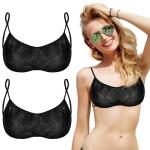 S&J Disposable Bra OEM High quality one piece bra black shoulder straps women