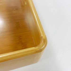 Customized Kitchen Tableware Rectangular Square Bamboo Serving Tray