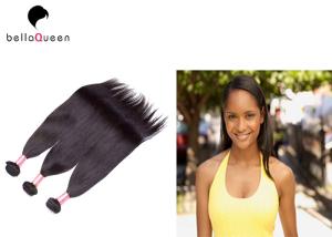 China Unprocessed Virgin Double Drawn Hair Extensions , Straight Style Human Hair Weaving factory